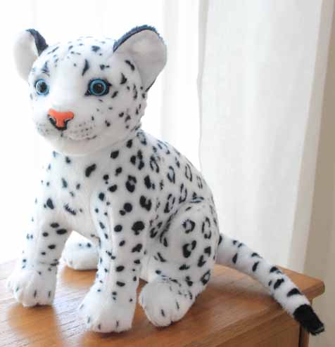 9 inch plush snow leopard represents triggers in the book
