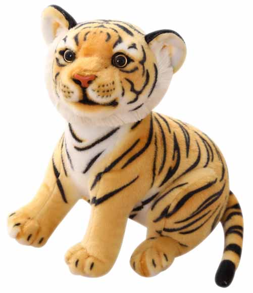 9 inch plush tiger represents trauma  in the book